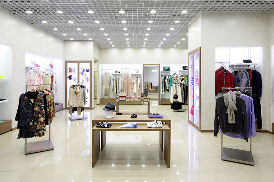 Ứng dụng đèn LED âm trần Philips Marcasite trong trang trí store Ứng dụng đèn LED âm trần Philips Marcasite trong trang trí store
