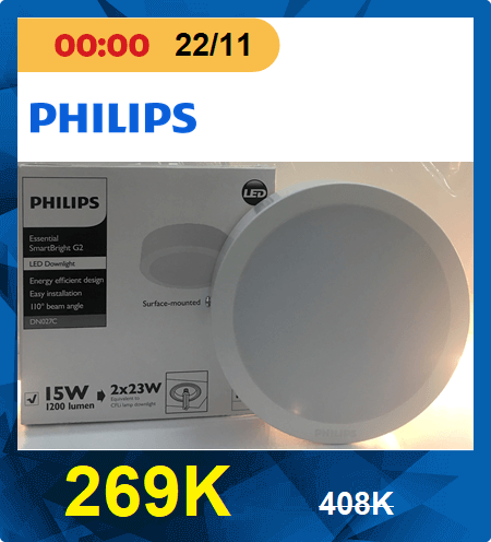 ĐÈN LẮP NỔI LED PHILIPS DN027C-289