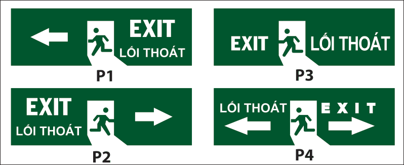 Đèn Exit thoát hiểm khẩn cấp The Citylight Đèn Exit thoát hiểm khẩn cấp The Citylight