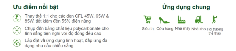 Đèn Highbay LED chiếu sáng nhà xưởng The CityLight CTL BY218P UFO 100W Đèn Highbay LED chiếu sáng nhà xưởng The CityLight CTL BY218P UFO 100W