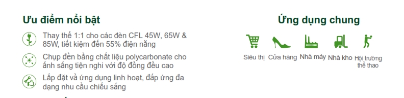 Đèn Highbay LED chiếu sáng nhà xưởng The CityLight CTL BY639P 30W Đèn Highbay LED chiếu sáng nhà xưởng The CityLight CTL BY639P 30W