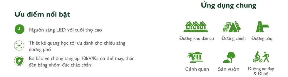Đèn LED chiếu sáng đường phố cảnh quan sân vườn The Citylight CTG 122P 30W Đèn LED chiếu sáng đường phố cảnh quan sân vườn The Citylight CTG 122P 30W