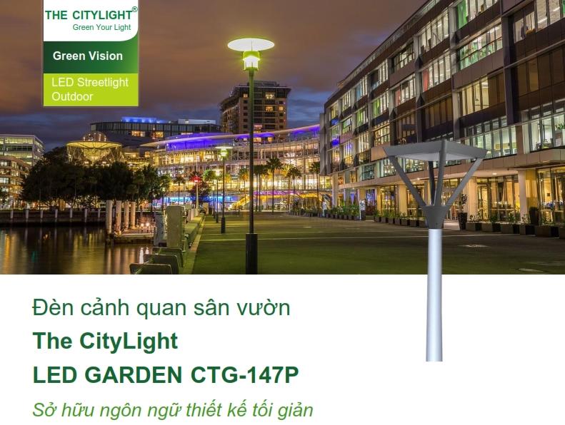 Đèn LED chiếu sáng đường phố cảnh quan sân vườn The Citylight CTG 147P 30W Đèn LED chiếu sáng đường phố cảnh quan sân vườn The Citylight CTG 147P 30W