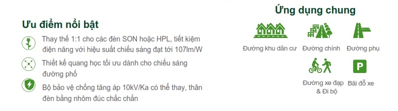 Đèn Led chiếu sáng đường phố The CityLight Street Lighting CTL156P 125W Đèn Led chiếu sáng đường phố The CityLight Street Lighting CTL156P 125W