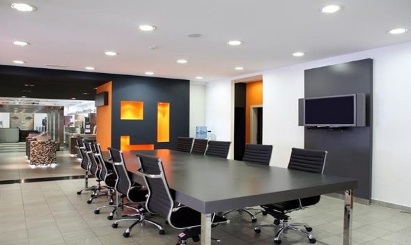 Ứng dụng của đèn led âm trần Meson Philips tại văn phòng Ứng dụng của đèn led âm trần Meson Philips tại văn phòng