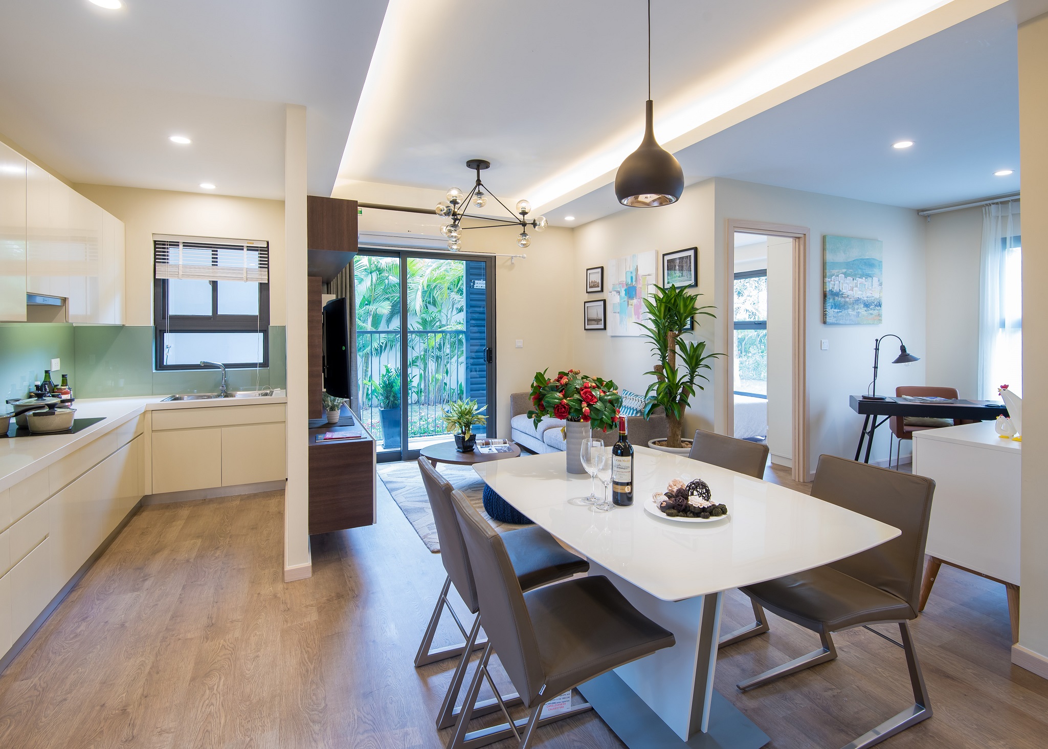 Ứng dụng trang trí nội thất của đèn led âm trần Eridani Philips Ứng dụng trang trí nội thất của đèn led âm trần Eridani Philips