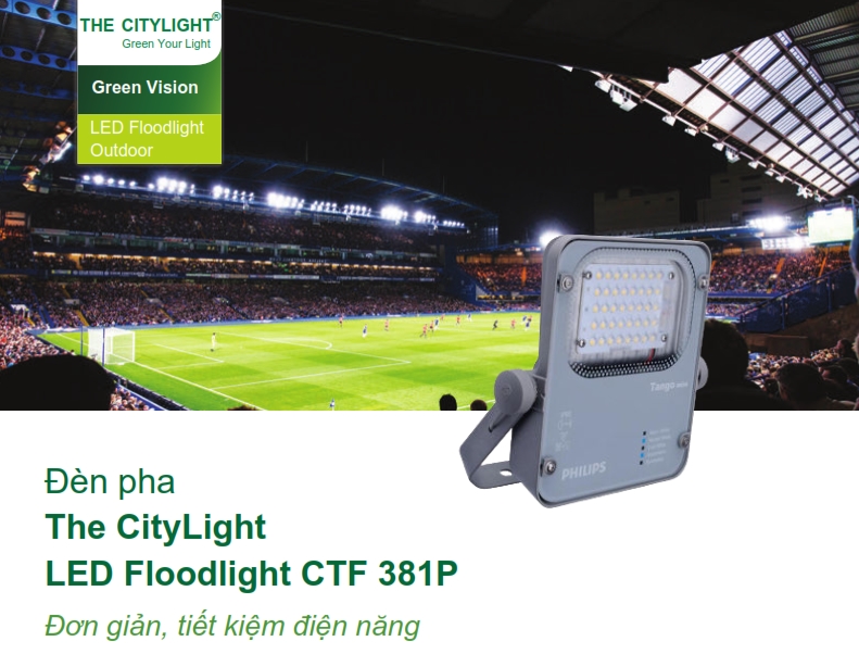 Đèn pha LED The CityLight Floodlight CTF381P Đèn pha LED The CityLight Floodlight CTF381P