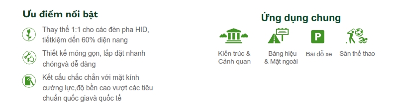 Đèn pha LED The CityLight Floodlight CTF481P Đèn pha LED The CityLight Floodlight CTF481P