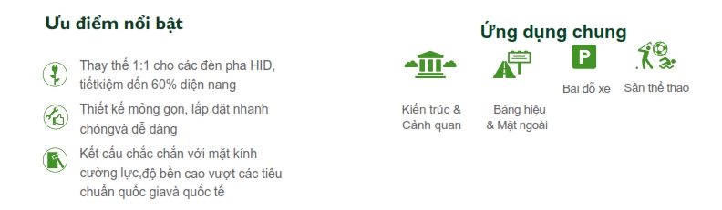 Đèn pha LED The CityLight Floodlight CTF581P Đèn pha LED The CityLight Floodlight CTF581P