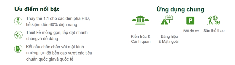 Đèn pha LED The CityLight Floodlight CTF681P Đèn pha LED The CityLight Floodlight CTF681P