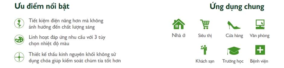 Ưu điểm Đèn thanh ray The CityLight LED Tracklight chiếu sáng phòng trưng bày triển lãm CTS061 20W Ưu điểm Đèn thanh ray The CityLight LED Tracklight chiếu sáng phòng trưng bày triển lãm CTS061 20W