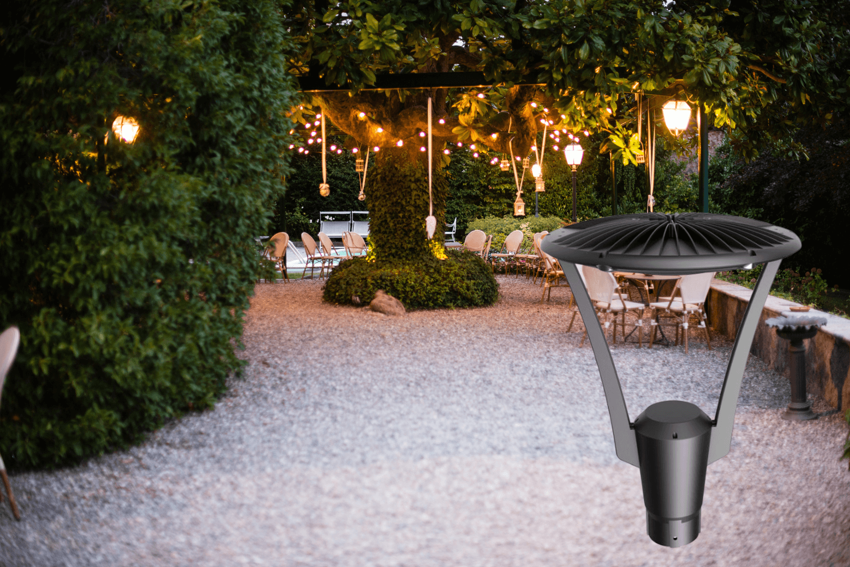 Mẹo thiết kế đèn chiếu sáng cảnh quan sân vườn Led Garden tạo không gian ngoài trời Mẹo thiết kế đèn chiếu sáng cảnh quan sân vườn Led Garden tạo không gian ngoài trời