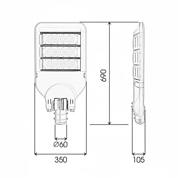 ✨? Kiến Tạo Ánh Sáng Tương Lai: Khám Phá Đèn đường Led Streetlight CITILIGHT 3 MODUL-DRIVER PHILIPS CTL313P 150W — Giải Pháp Chiếu Sáng Đỉnh Cao Cho Mọi Con Đường. Khám phá ngay!