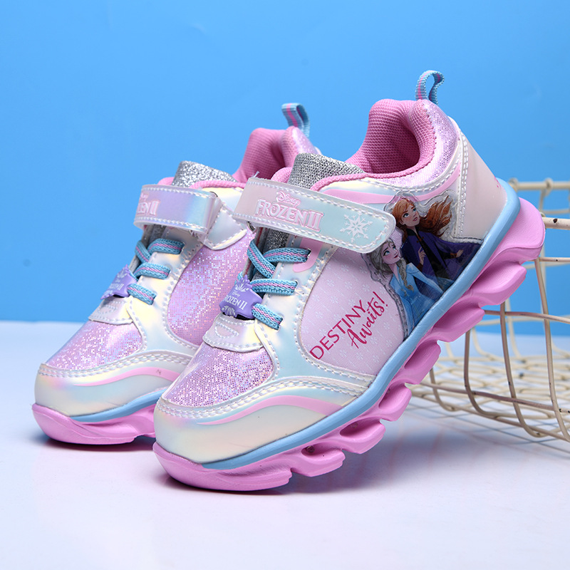 Giày Elsa thể thao màu hồng chính hãng Walt disney cho bé gái từ 3-5 tuổi