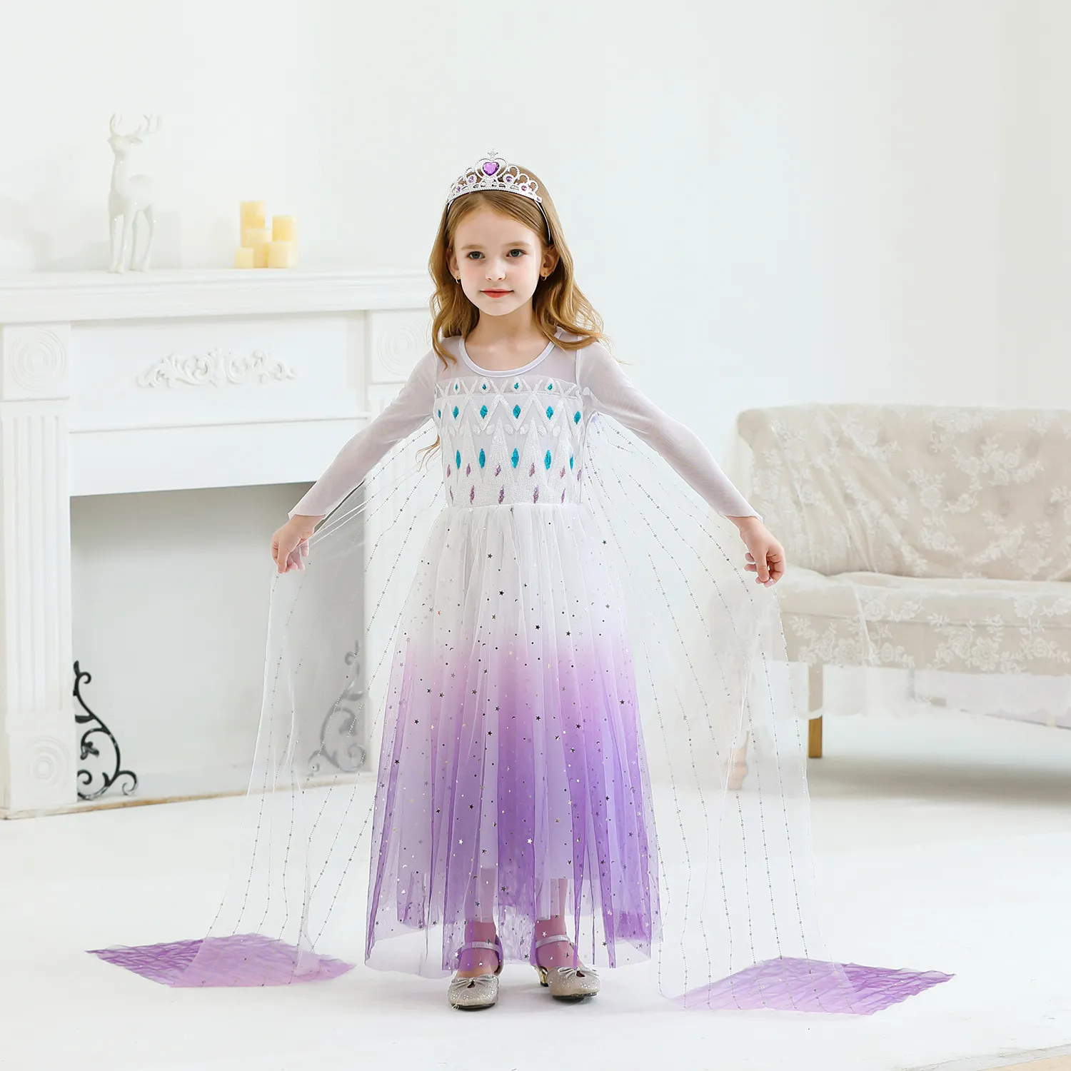 Váy Elsa cho bé Đầm công chúa ELSA CAO CẤP đính KIM SA 3D lấp lánh mùa Hè  2022 - Tìm Voucher