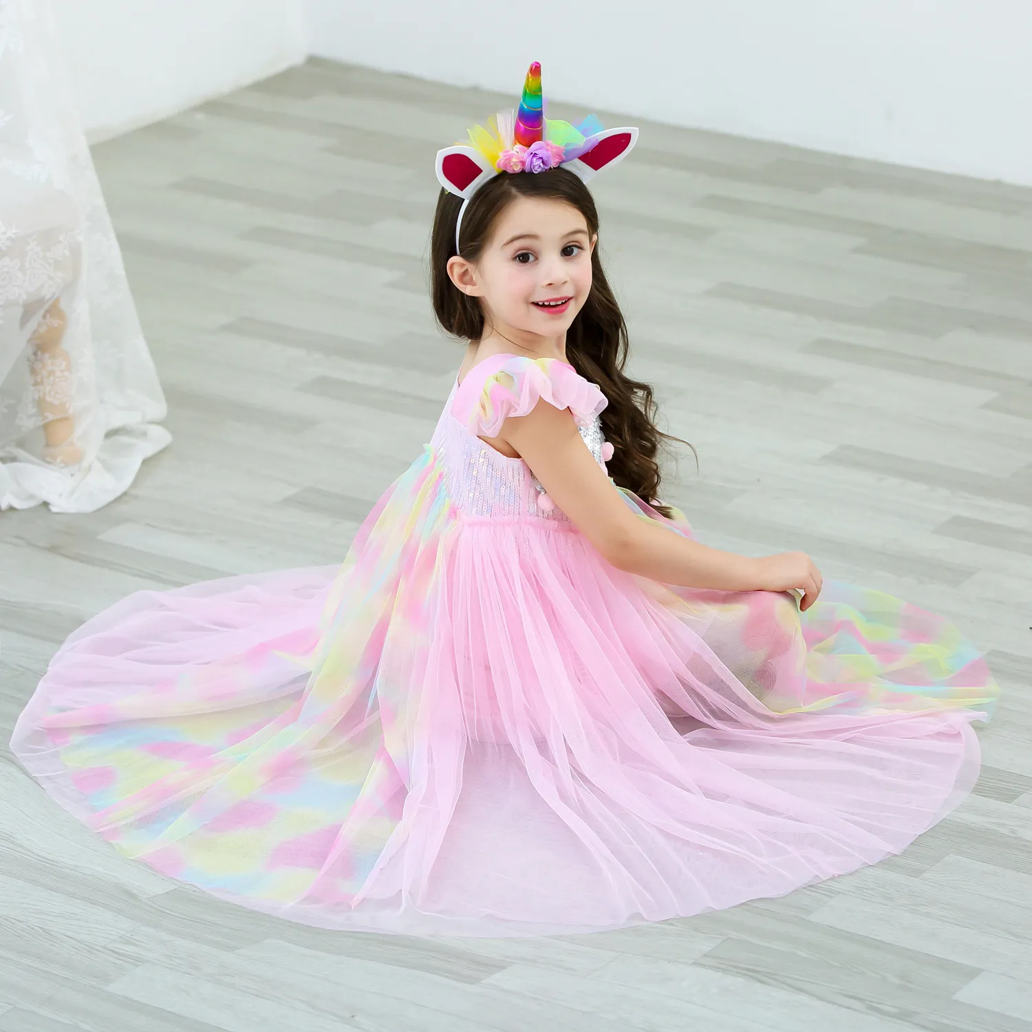 Thời Trang Bé Gái  Váy Đầm bé gái  Set Bộ Cho Bé Gái Áo In Ngựa Pony  mix Chân Váy Xòe Dễ Thương 2  11 tuổi