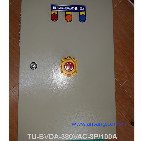 Tủ điện chống mất pha chống điện áp cao thấp TU-BVDA-380VAC-3P/100A