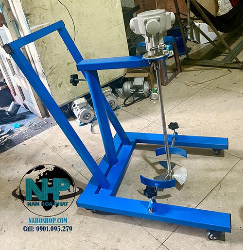 Máy khuấy nâng hạ thủ công bằng tay Máy khuấy nâng hạ thủ công bằng tay
