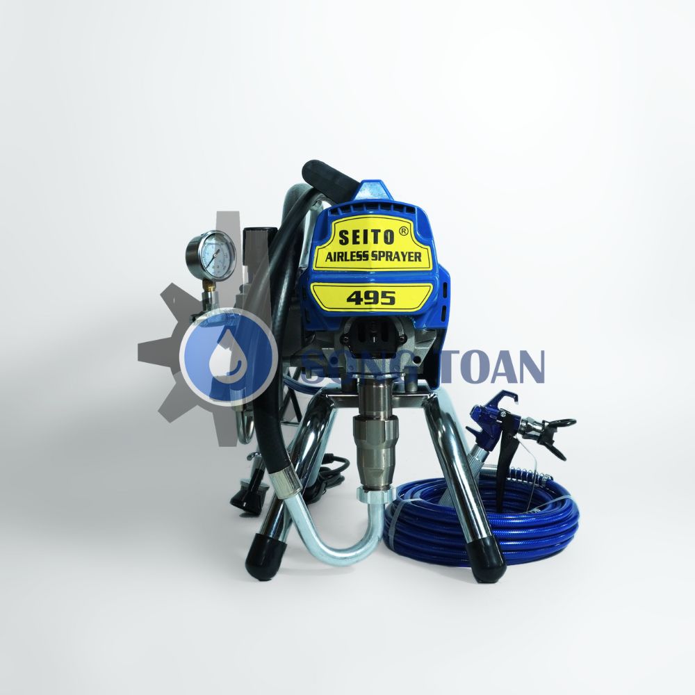 máy phun sơn nước, sơn dầu 495