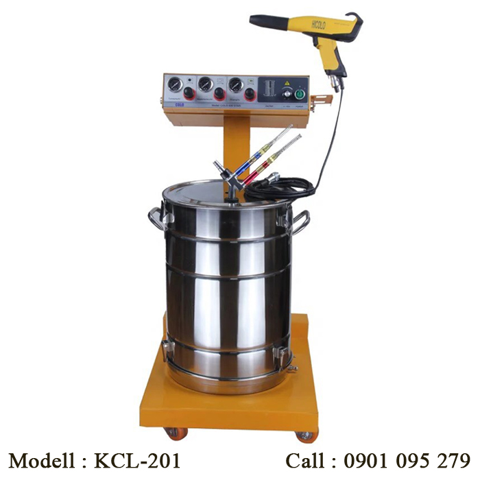 Máy phun sơn tĩnh điện bột KCL-201 Máy phun sơn tĩnh điện bột KCL-201