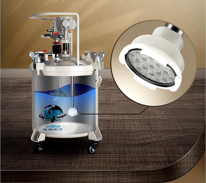 Nồi trộn sơn dung tích 60 lít Nồi trộn sơn dung tích 60 lít