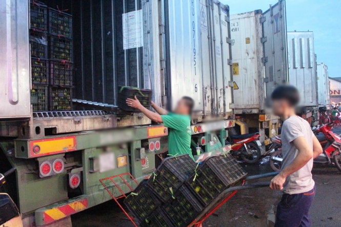 mot-luong-lon-rau-qua-trung-quoc-duoc-van-chuyen-ve-cho-dau-moi-thu-duc Hằng ngày, một lượng lớn rau quả Trung Quốc được vận chuyển về chợ đầu mối Thủ Đức