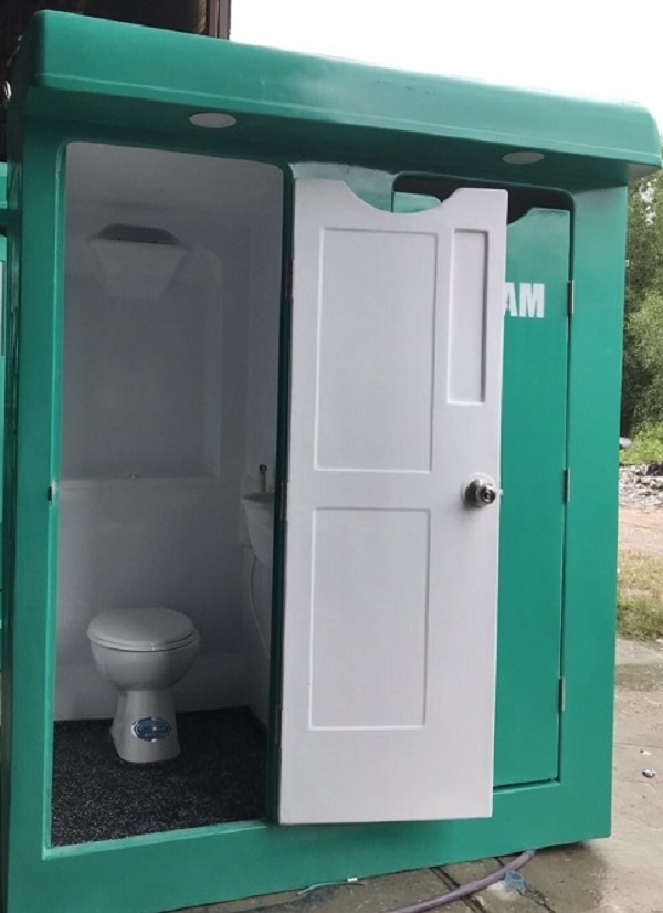 nhà vệ sinh di động môi trường vs2c cửa mở
