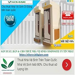 Nhà Vệ Sinh Công Trình Composite