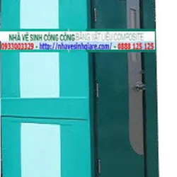 Nhà Vệ Sinh Di Động Composite 1C Màu Xanh Lá