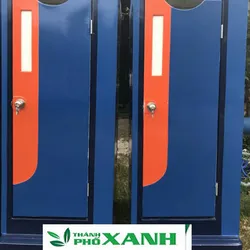 Nhà Vệ SInh Di Động 1C Màu Xanh Dương Đậm