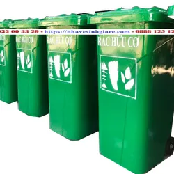 Thùng Rác Composite TPX Rác Hữu Cơ