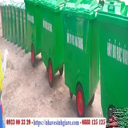 Xe thu gom rác di động