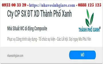 Công ty cp sx đầu tư xd thành phố xanh