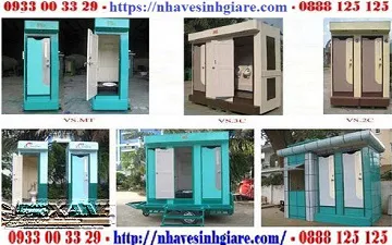 Cho Thuê & Bán Nhà Vệ Sinh Công Cộng Composite Giá Rẻ VS1C - VS2C - VS3C