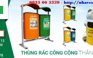 Thùng rác công cộng Composite giá rẻ TPX 2016