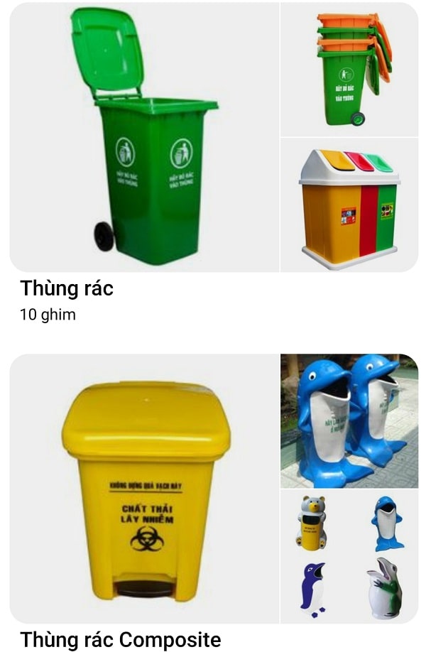 thùng rác composite thùng rác composite