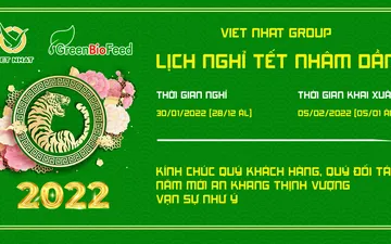 THÔNG BÁO LỊCH NGHỈ TẾT NGUYÊN ĐÁN NHÂM DẦN 2022