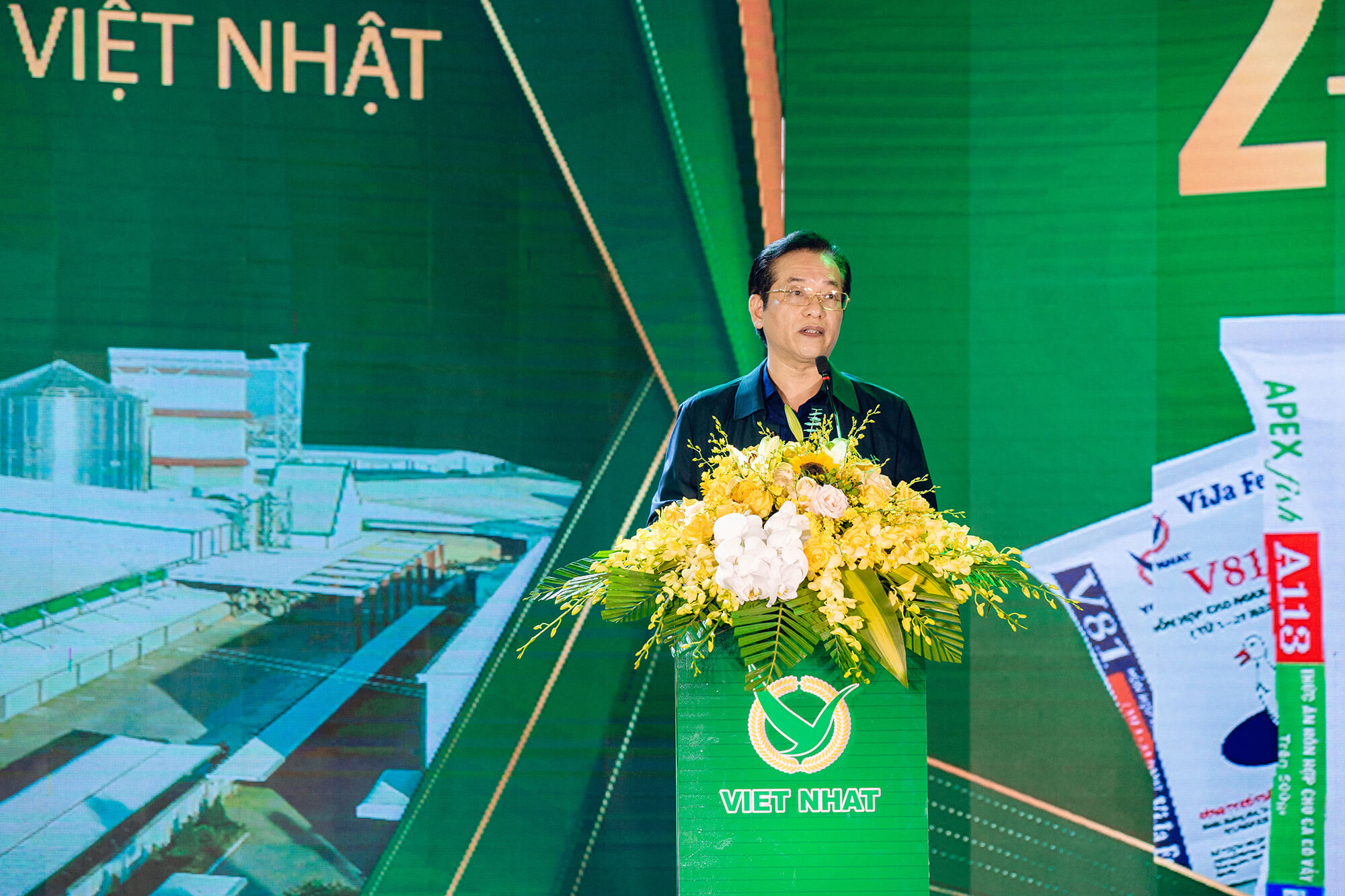 Ông Đỗ Minh Tuân – Giám đốc Sở NN&PTNT tỉnh Hưng Yên phát biểu tại Lễ khánh thành (Ảnh: Phạm Huệ)