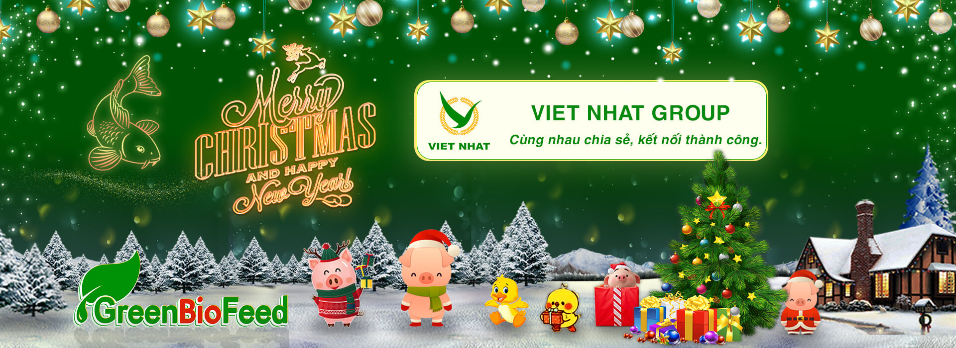 GreenBioFeed Viet Nhat kính chúc quý khách hàng mùa giáng sinh an lành, hạnh phúc.