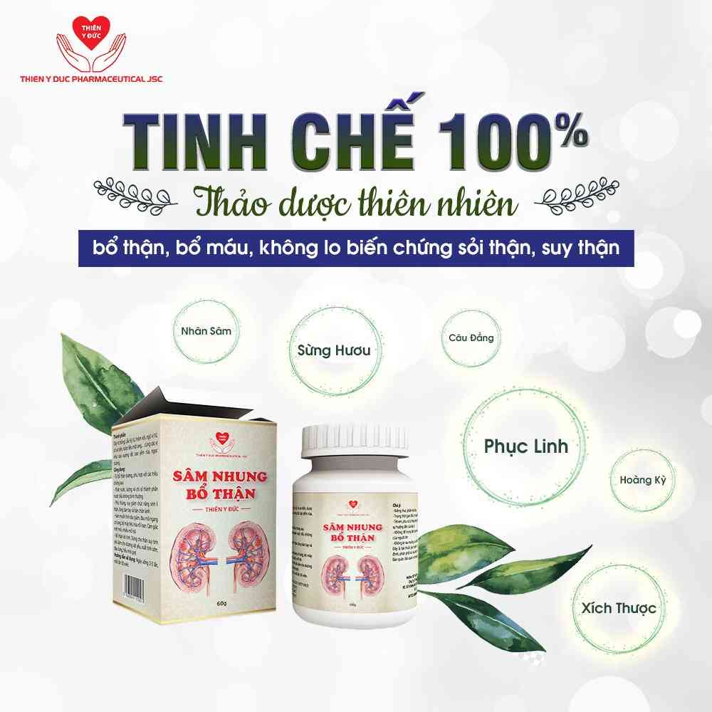 Sâm nhung bổ thận tinh chế 100% từ thiên nhiên