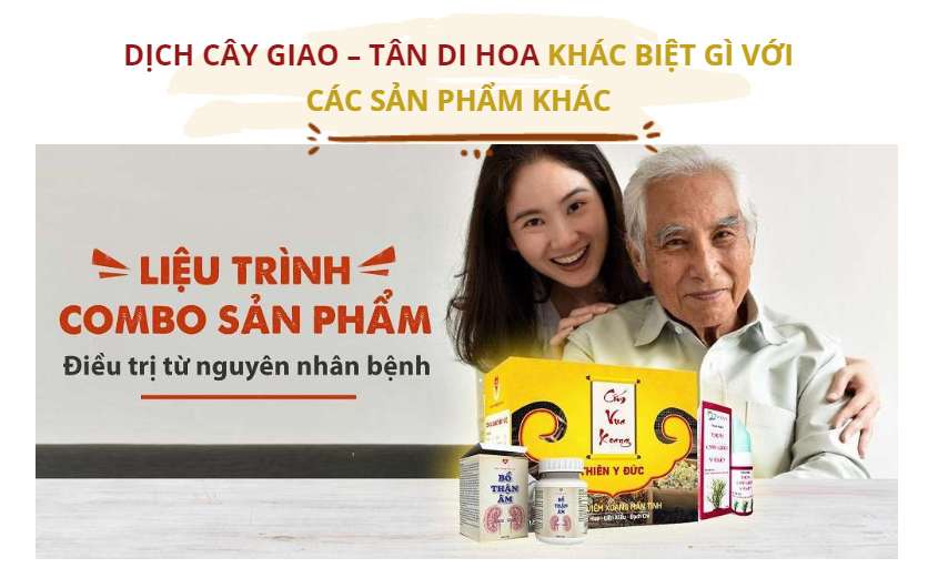 Liệu trình dịch cây giao khác biệt gì với các sản phẩm khác