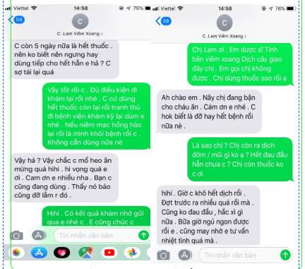 Chị Ngọc Lam cảm ơn nhà thuốc Thiên Y Đức