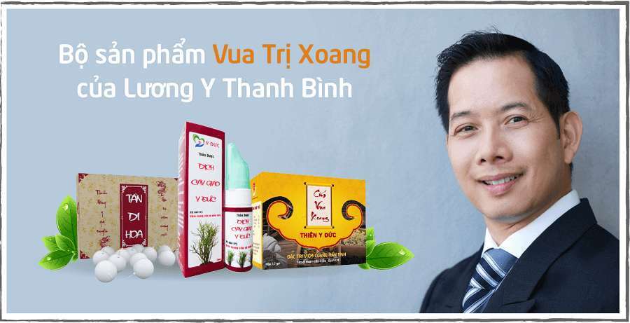 Bộ sản phẩm vua trị xoang của lương y Thanh Bình