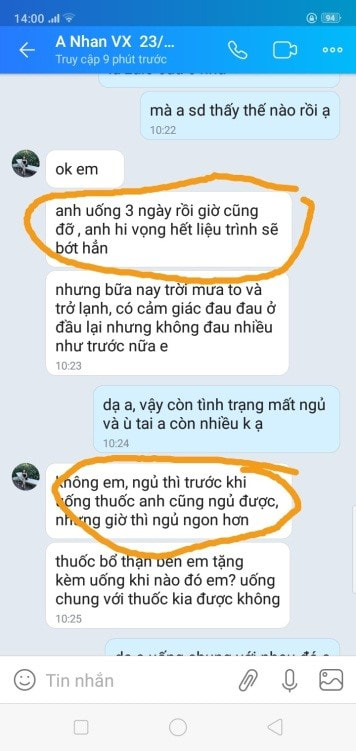 Anh Nhân cảm ơn nhà thuốc Thiên Y Đức vì đã điều trị hết xoang