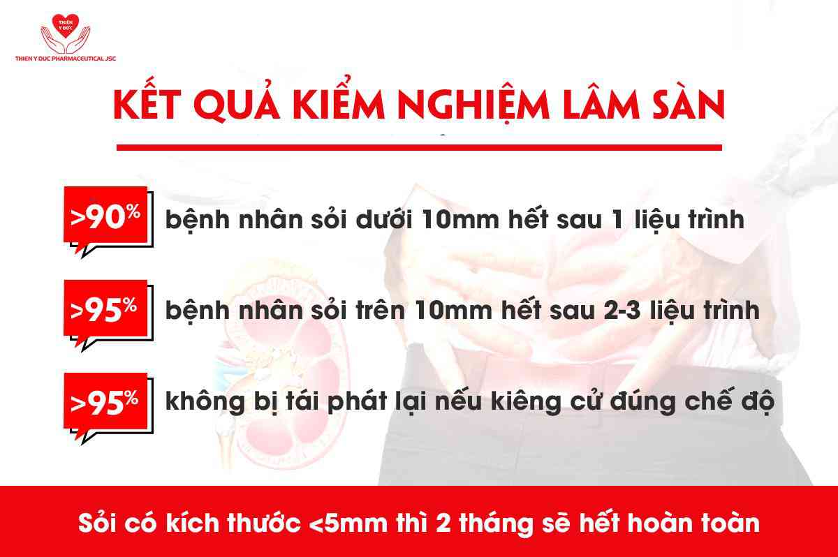 Kết quả kiểm nghiệm thuốc An Thận Vương trị sỏi thận