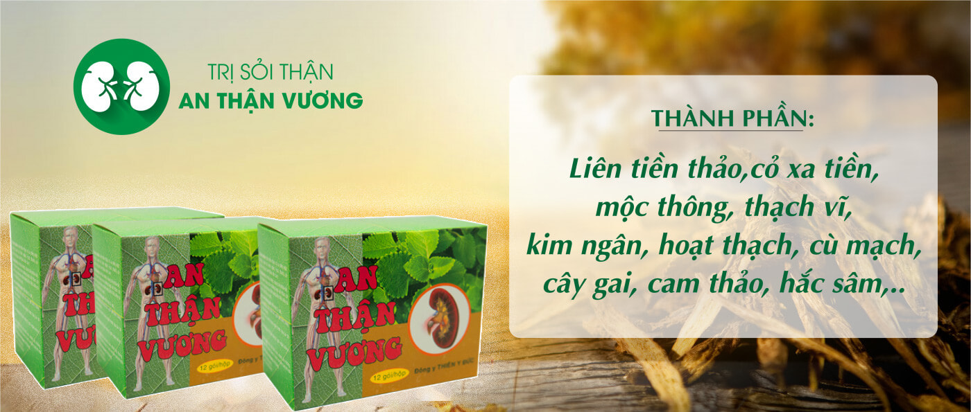 Thành phần thuốc An Thận Vương trị sỏi thận