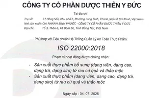 Siro Sơn Trà Xuyên Bối Mẫu