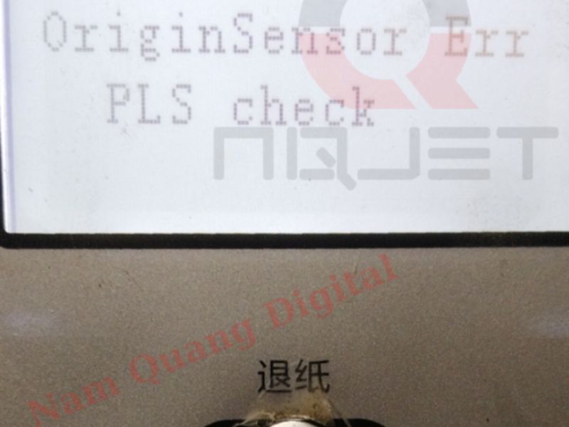 Lỗi Origin Sensor Error (Lỗi cảm biến gốc)