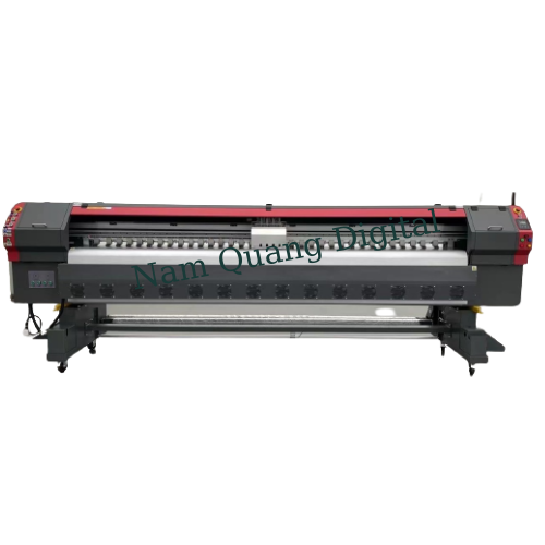 Máy in khổ 3m2 sử dụng 4 đầu phun Konica Máy in khổ 3m2 sử dụng 4 đầu phun Konica