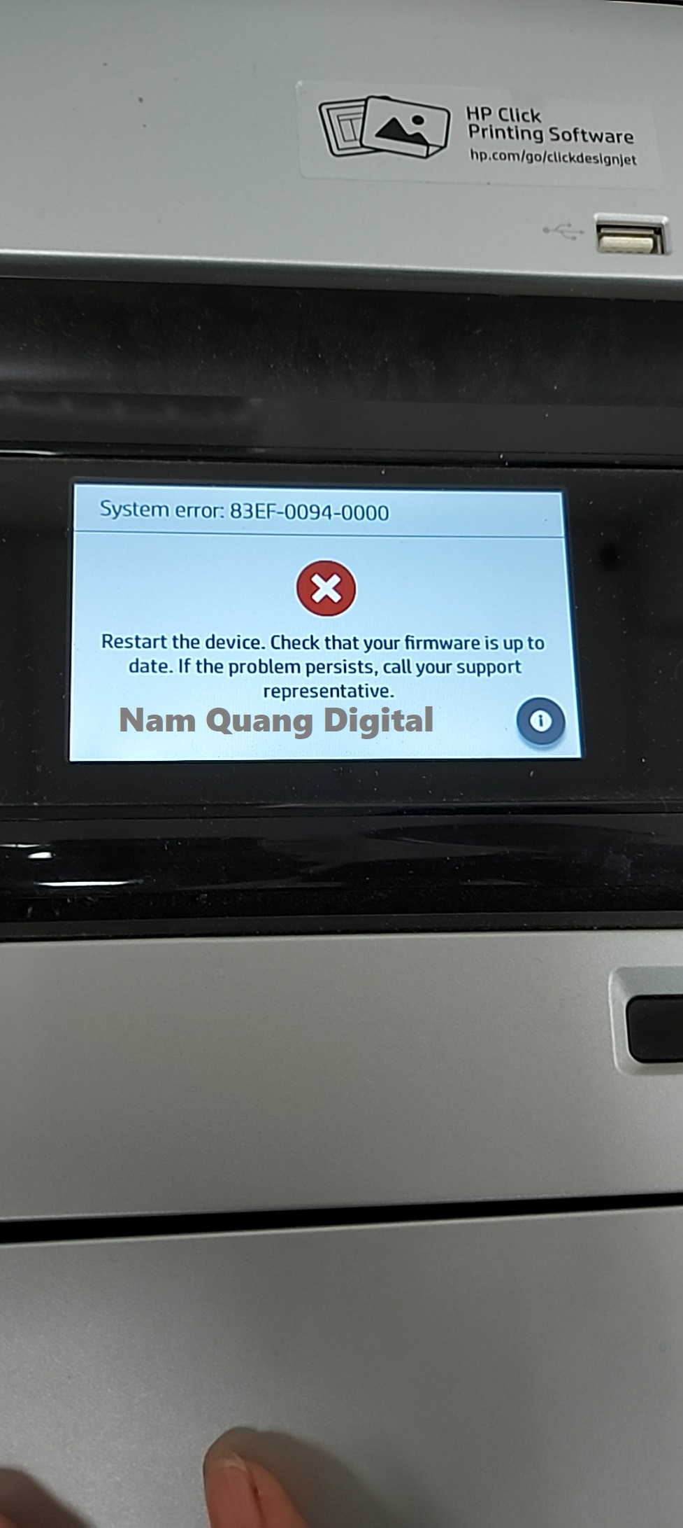 Sửa T1708 báo lỗi 83ef-0094-0000 Sửa T1708 báo lỗi 83ef-0094-0000